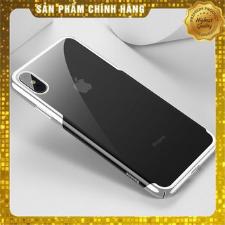 Ốp lưng Slim viền màu mạ crom dành cho iPhone X / iPhone XS Hiệu Baseus Glillter