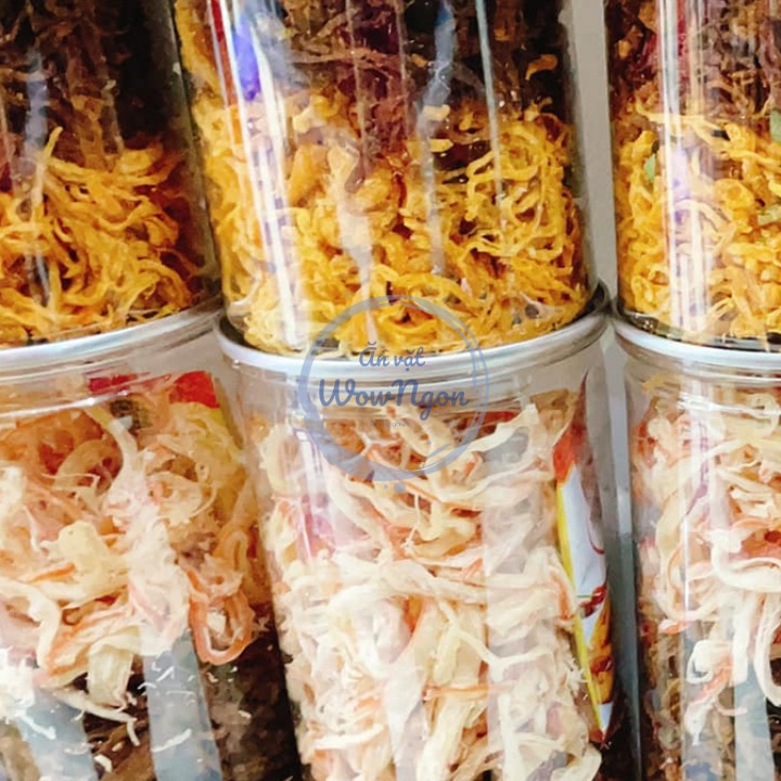 Khô  mix 3 vị Khô gà,  mực, heo , 3 vị trong 1 hộp 300g WOWNGON đồ ăn vặt Hà Nội | BigBuy360 - bigbuy360.vn