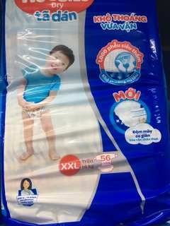 Tã dán Huggies M76 / L68 / XL62 / XXL56