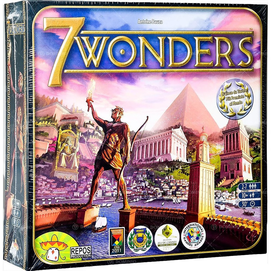 Đồ chơi Boardgame 7 Wonders Tiếng Anh Chất Lượng Cao - English Version