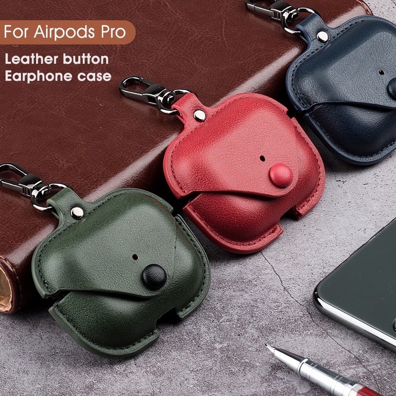 Bao da cho tai nghe Airpod 1, 2, 3 Pro, i11, i12.. thời thượng cá tính sang trọng