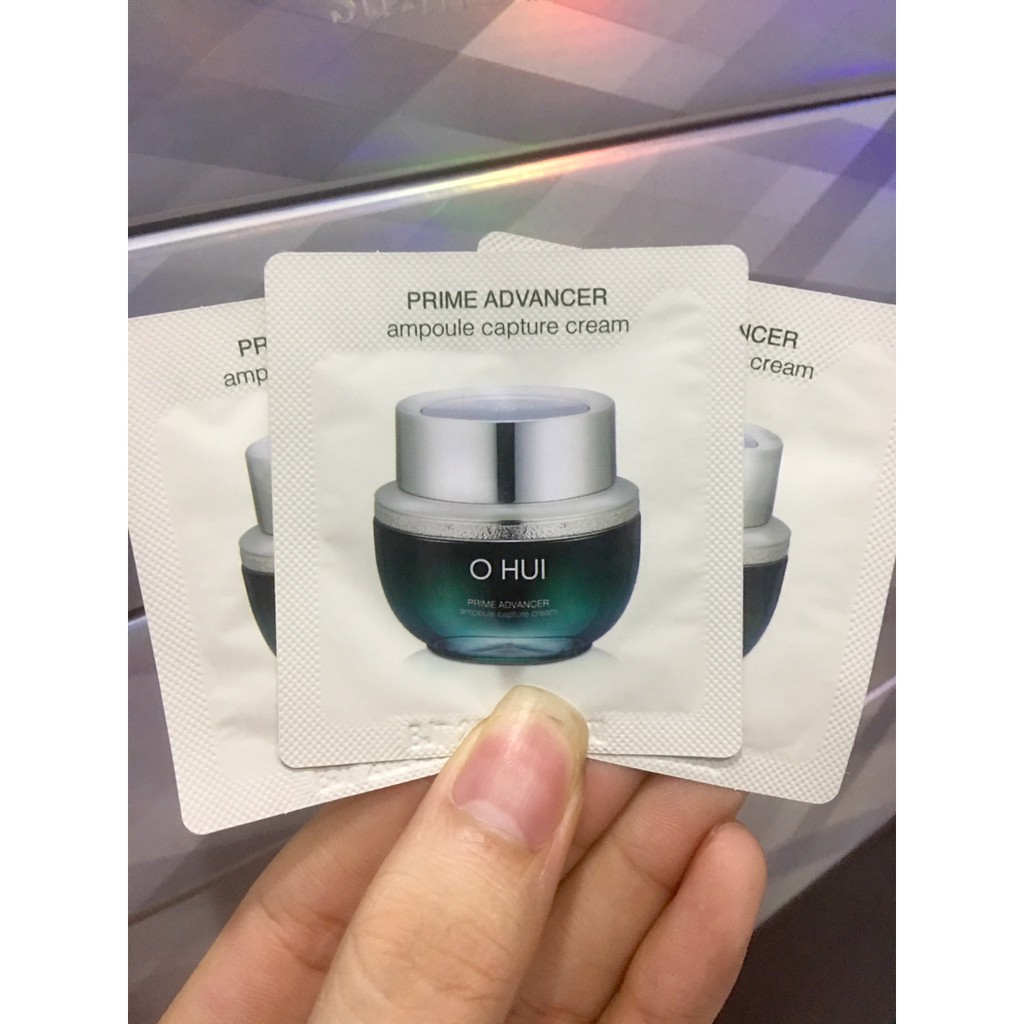 Combo 10 Gói sample Kem Chống Lão Hóa Ohui Phyto Vital Prime Advancer Ampoule Capture Cream