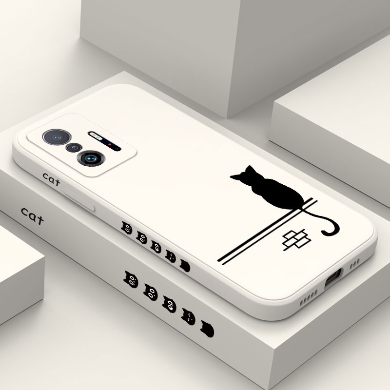 Ốp Điện Thoại Họa Tiết Mèo Dễ Thương Cho xiaomi mi 13t 12t 11t 10t pro lite mi 9t pro