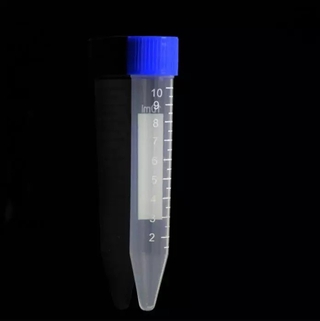 Bộ 10 Ống ly tâm nhựa 15ml có nắp vặn, đáy nhọn