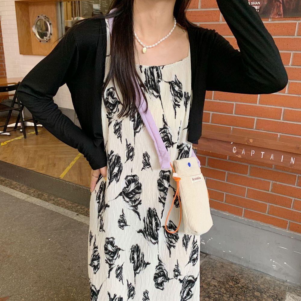 Túi Đeo Chéo Đựng Điện Thoại Hình Son Môi Thời Trang Thu Đông Cho Nữ