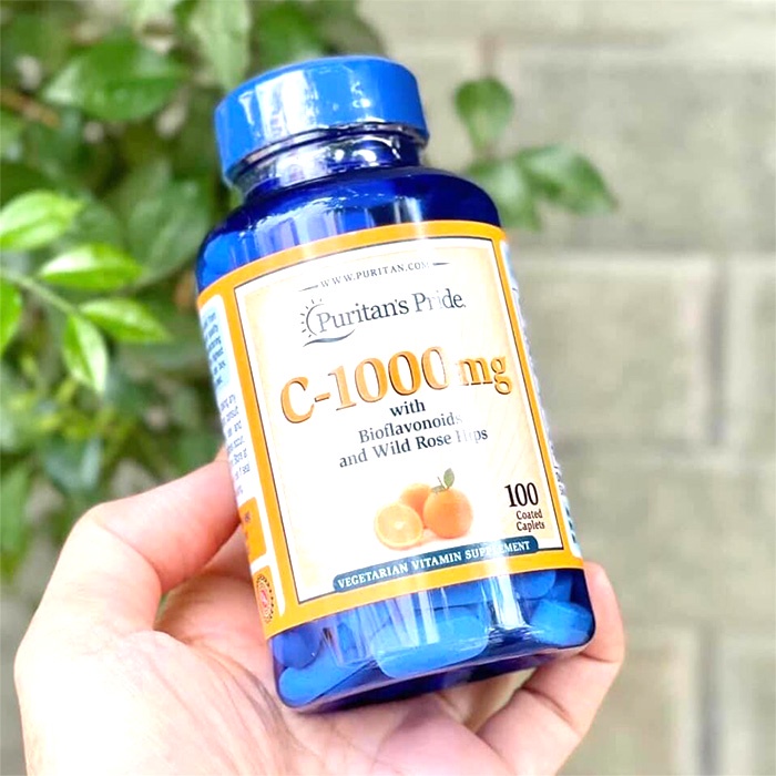 Viên uống vitamin c 1000mg Puritans Pride hộp 100 viên xuất xứ Mỹ