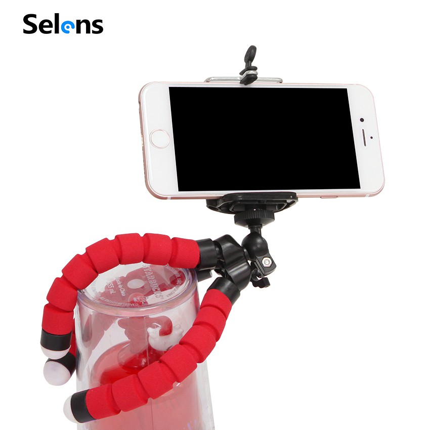 Giá đỡ ba chân SELENS mini kiểu dáng bạch tuộc linh hoạt dành cho điện thoại máy ảnh