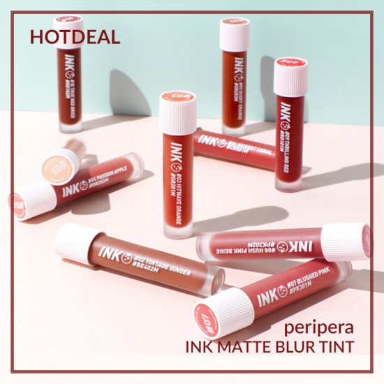 [Bán Lỗ, Date 06.2022] Son Kem Lì Peripera Ink Matte Blur Tint 2019