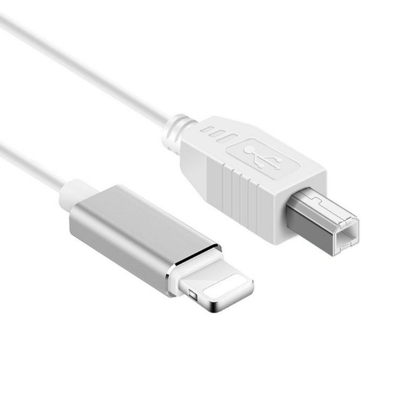 Cáp Chuyển Đổi Midi USB OTG Type B Cho Iphone, Ipad với Đàn Organ, Piano, Nhạc Cụ...