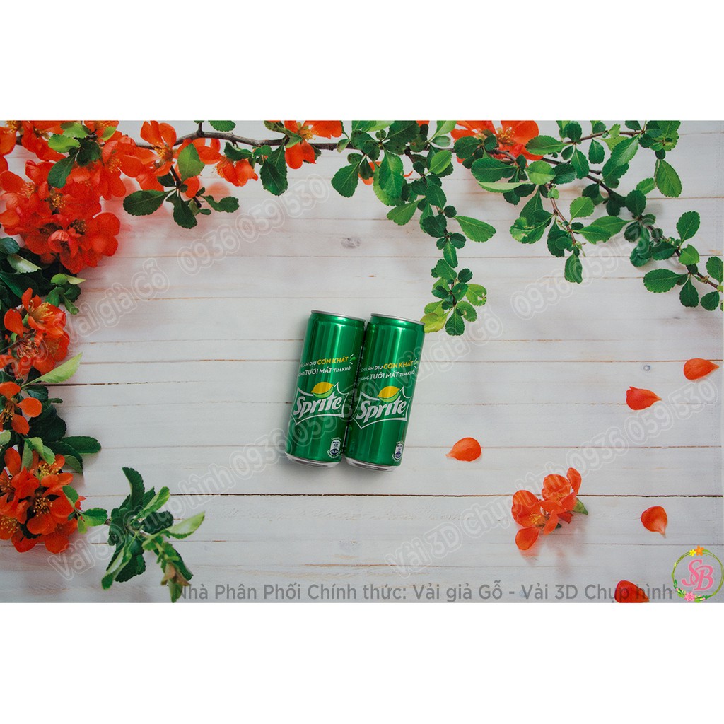 VẢI PHÔNG NỀN CHỤP HÌNH MẪU HOA LÁ 50x75cm - inb chọn mẫu