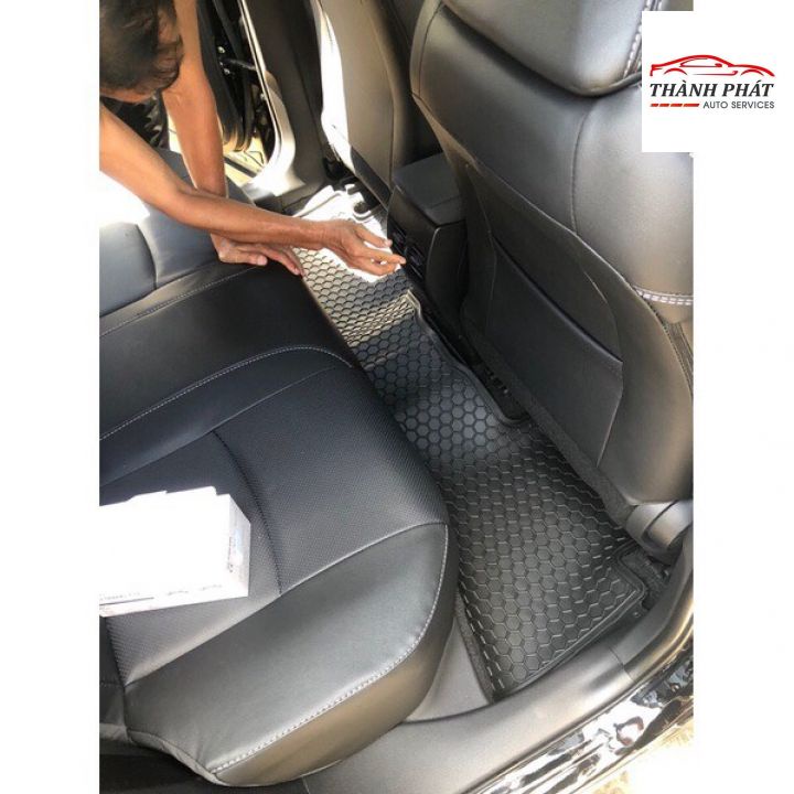 Thảm lót sàn cao su 3D xe Toyota Cross 2020 2021 2022 2023 Hàng Cao Cấp, Không Mùi