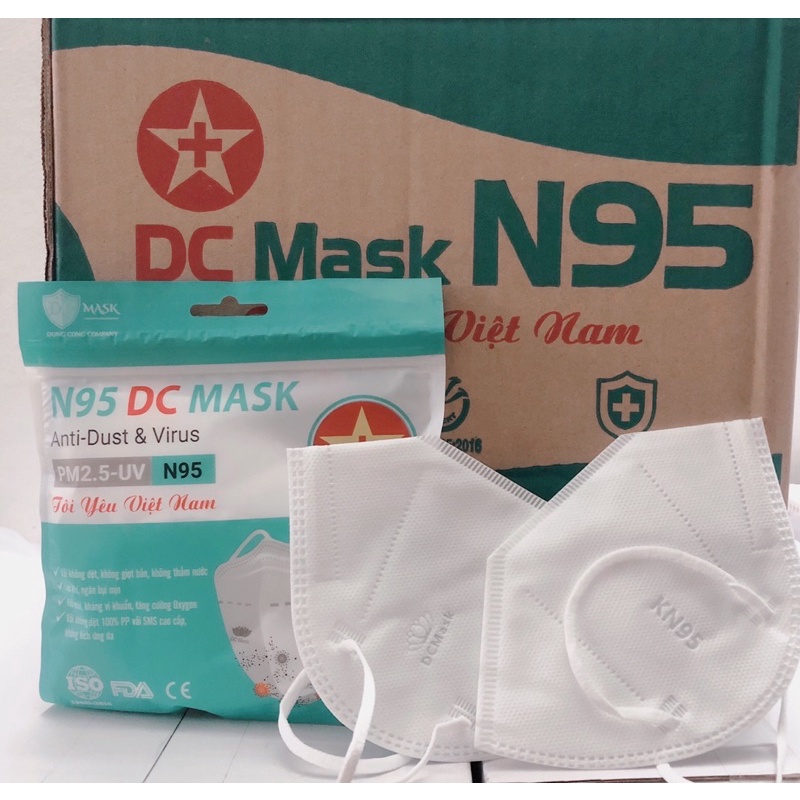 Khẩu trang N95 thương hiệu DC