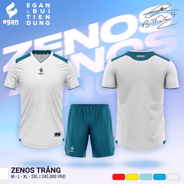 Bộ Quần Áo Bóng Đá Egan Zenos Vân Nổi Bắt Mắt Và Mãnh Mẽ