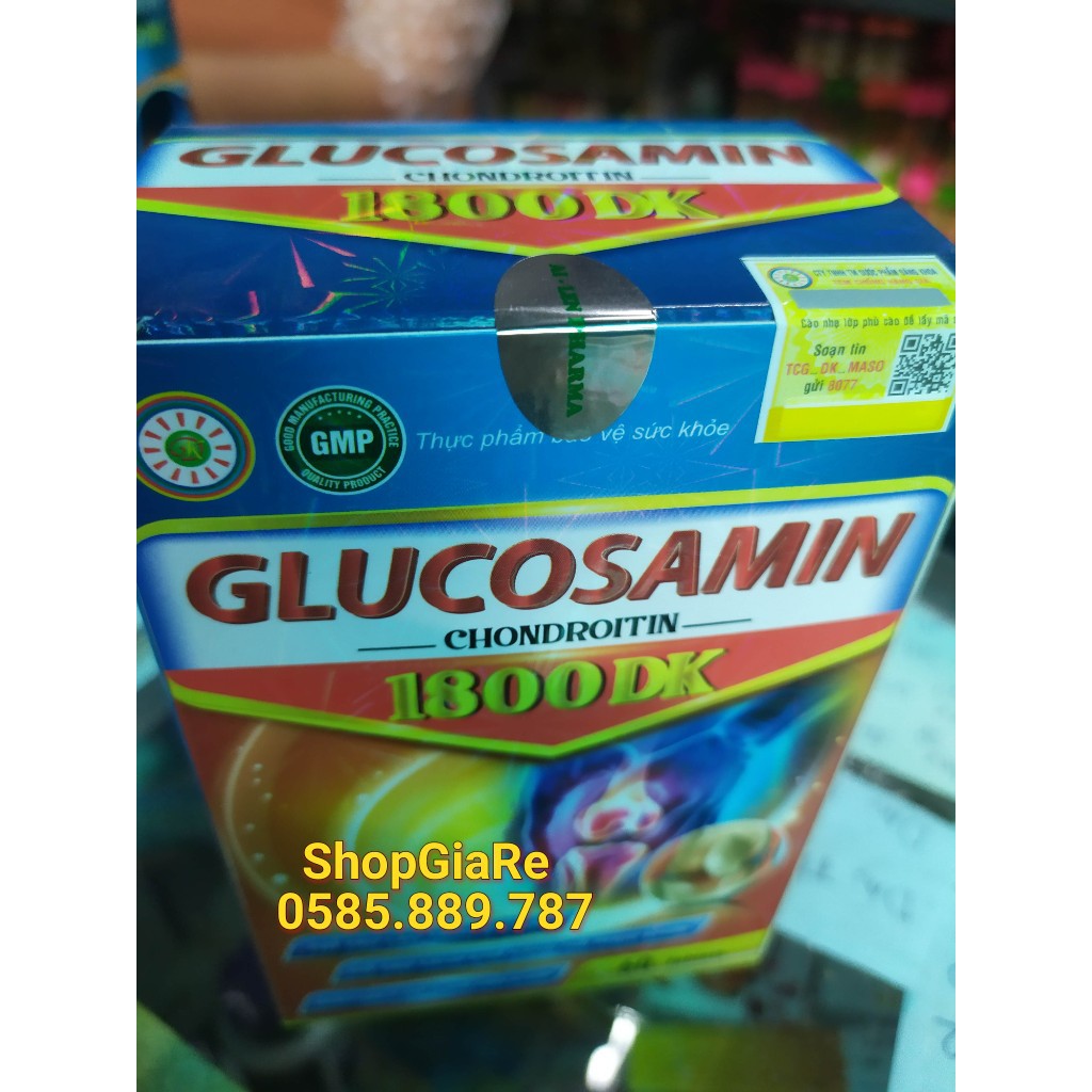 Glucosamin Chondrotin 1800 Dk giúp xương chắc khỏe, chống còi xương, tăng khả năng bôi trơn dịch khớp, viêm khớp, khớp