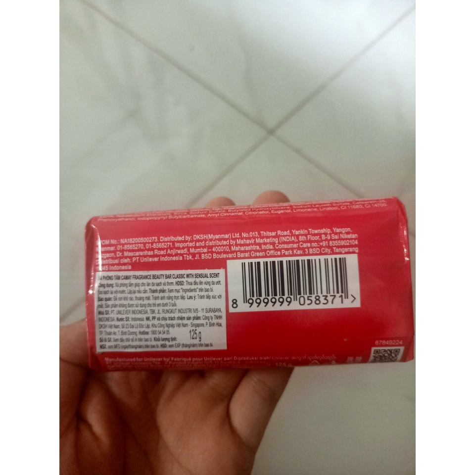 Xà bông cục camay hương nước hoa  125g