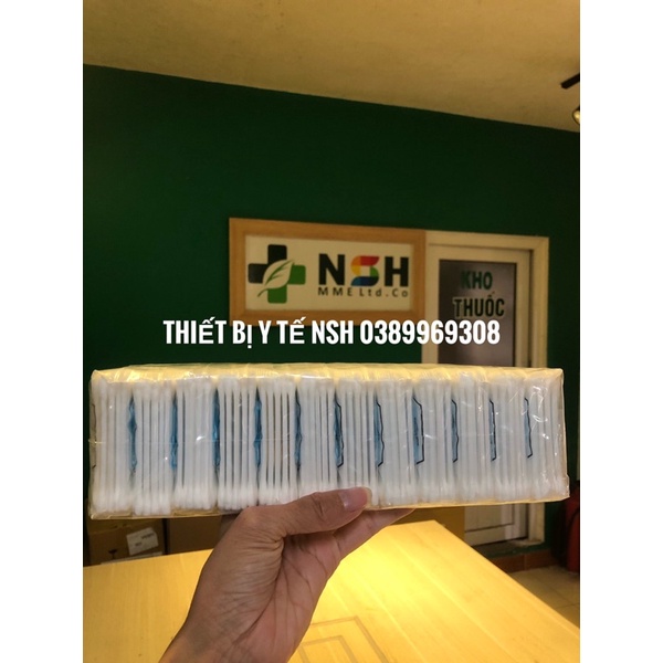 ❤️Que Tăm bông vệ sinh ngoáy tai mũi trẻ em người lớn SOFTTANA