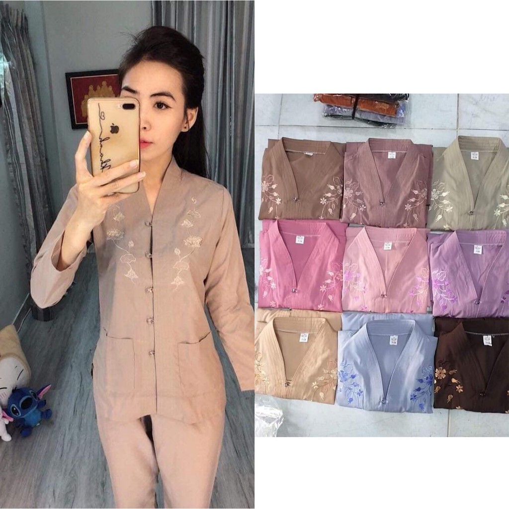 BÀ LAI KATE - SET PHẬT TỬ ĐI LỄ CHÙA - ĐỒ LAM ĐI CHÙA