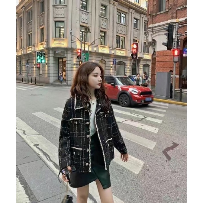 Áo khoác len lông nữ siêu đẹp