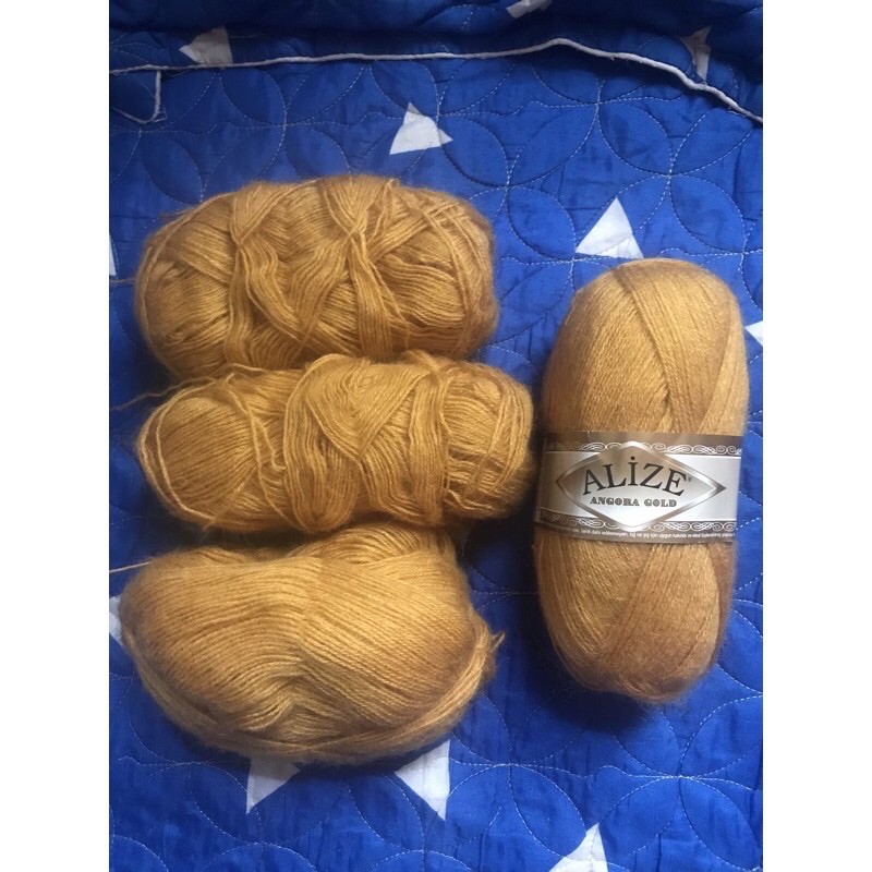 thanh lý len Alize angora gold 280g