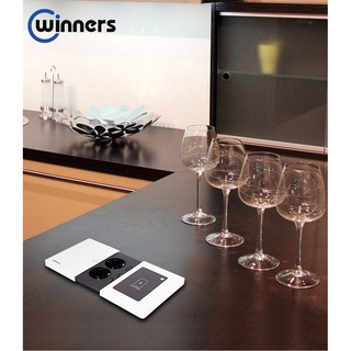 Ổ cắm âm bàn tích hợp sạc không dây và cổng sạc USB Winners WFC1-B2W209
