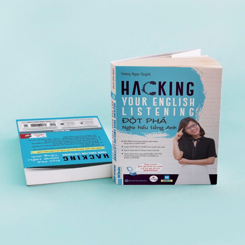 Sách - Hacking your English Listening - Đột phá nghe hiểu tiếng Anh - tặng kèm bookmark