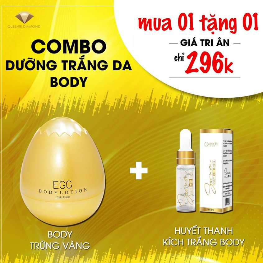 Combo Body Egg tặng kèm quà (trứng vàng) | BigBuy360 - bigbuy360.vn