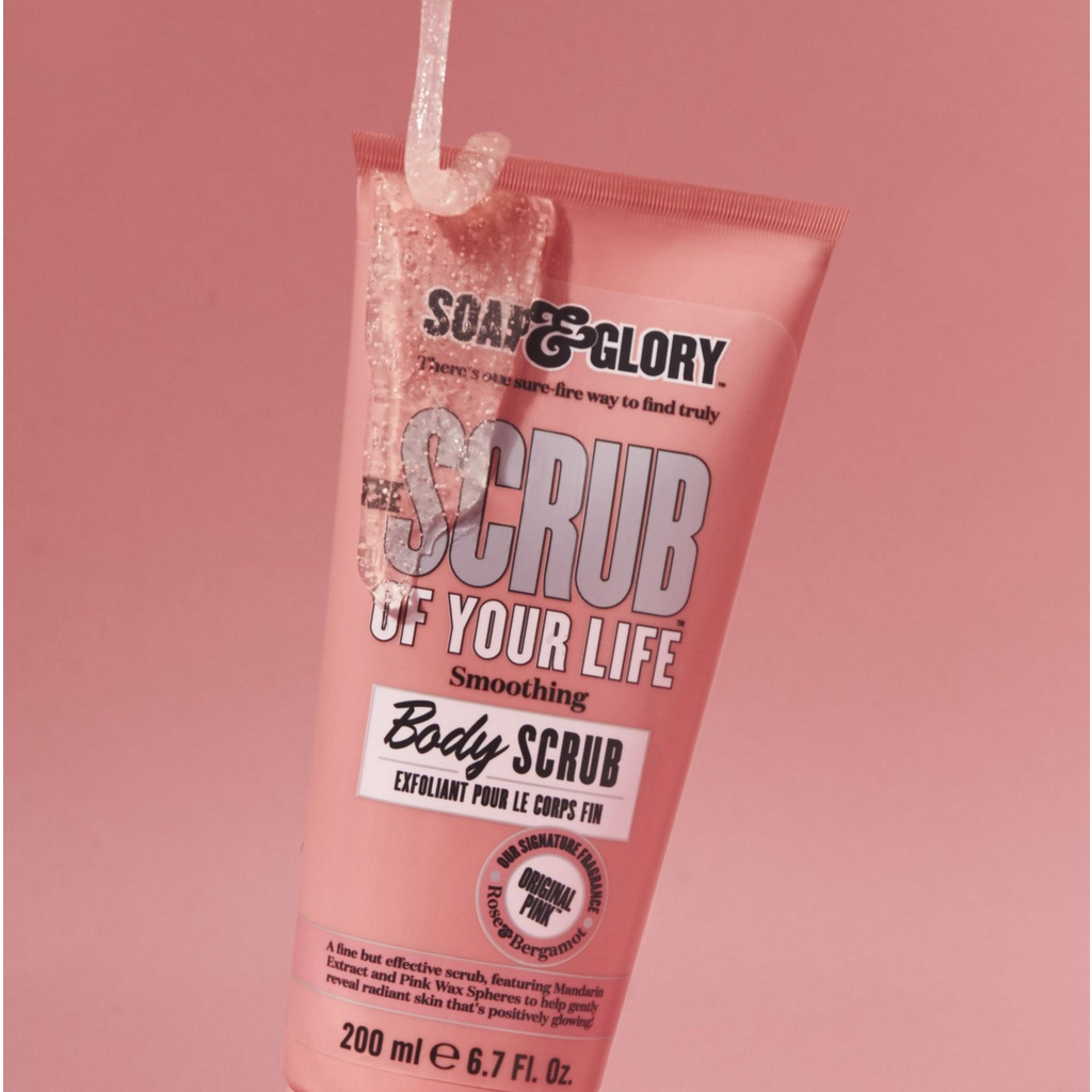 [mẫu mới] Gel tắm tẩy da chết Soap &amp; Glory THE SCRUB OF YOUR LIFE™ 200ml