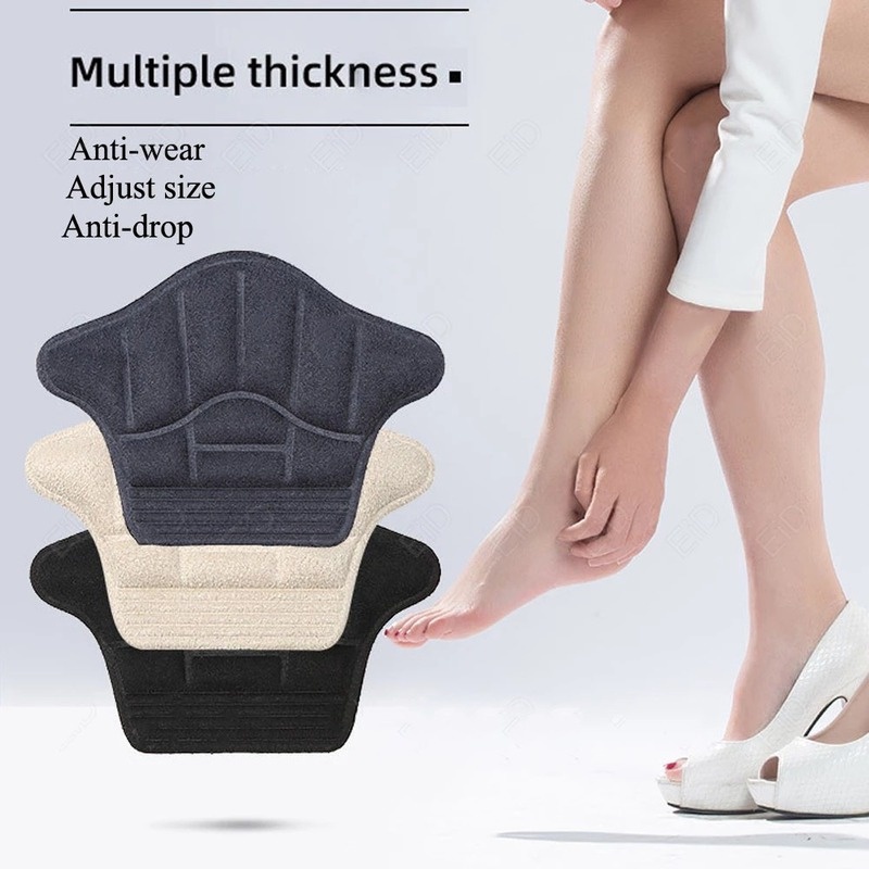 Miếng dán đệm gót giày thể thao dày dặn thoáng khí thấm hút mồ hôi chống ma sát giảm đau