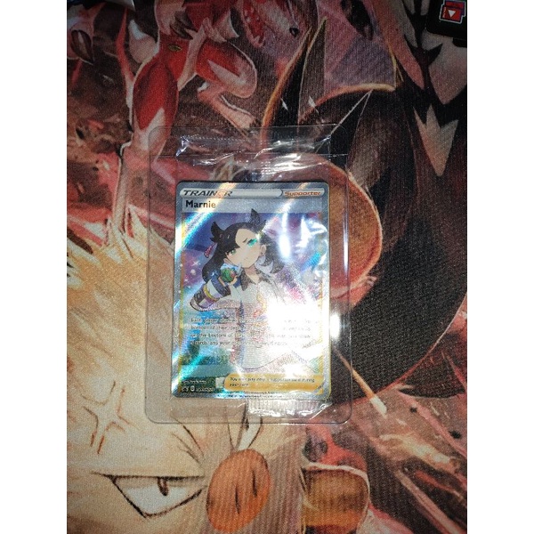 [ Cửa hàng luffy tcg] Thẻ bài trò chơi Pokemon Promo Marnie Premium full art
