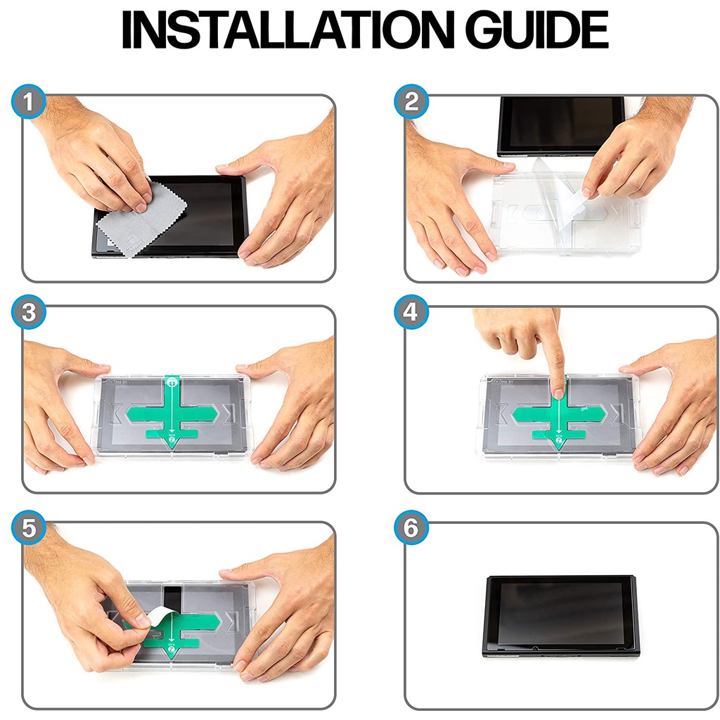 1 Kính Cường Lực 9H HD Chống Trầy Cho Tay Cầm Chơi Game Nintendo Switch