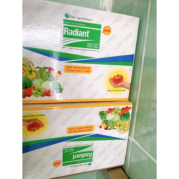 Vật tư nông nghiệp Radiant 60SC bảo vệ hoa hồng và các loại cây trồng