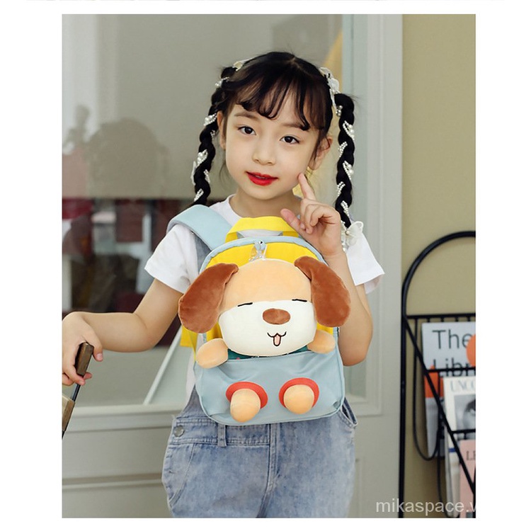 Ba lô học sinh thú bông dễ thương cho trẻ sơ sinh Ba lô nữ Ba lô trẻ em