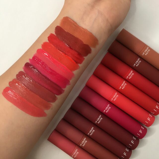 SON KEM ITS SKIN LIFE COLOR LIP CRUSH MATTE