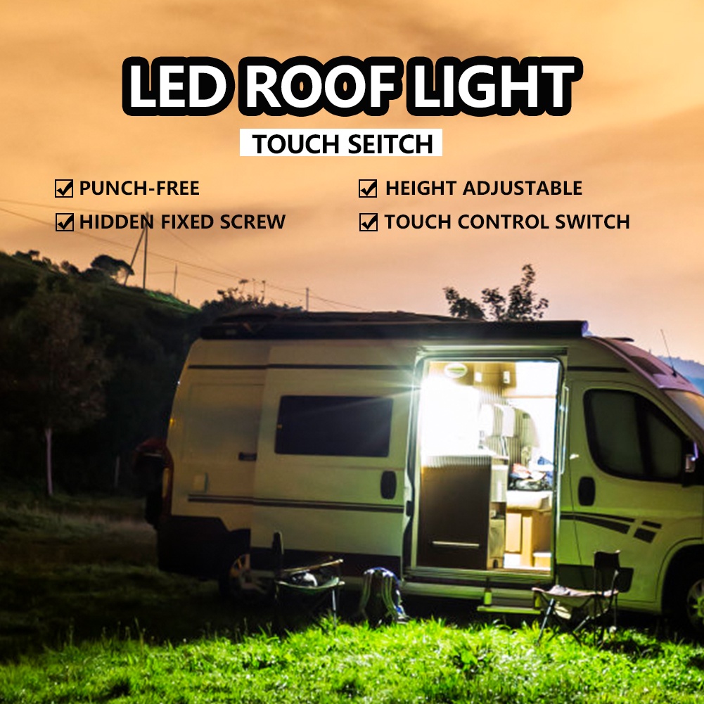 MG Điều khiển cảm ứng đèn LED âm trần RV Motorhome mái nhà