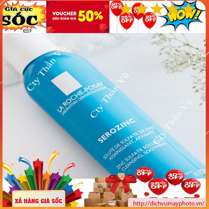 Xịt Khoáng La Roche Posay SerozinC Cho Da Dầu Mụn Và Xịt Khoáng Thermal Spring Water Dành Cho Mọi Loại Da