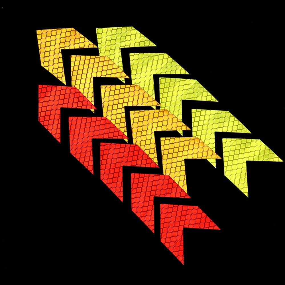 CACTU Sticker Phản Quang Nhiều Màu Sắc Dán Mũ Bảo Hiểm Xe Hơi Xe Máy