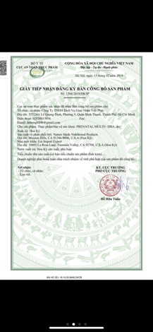 Viên uống Prenatal multi+ Dha ( Mỹ)