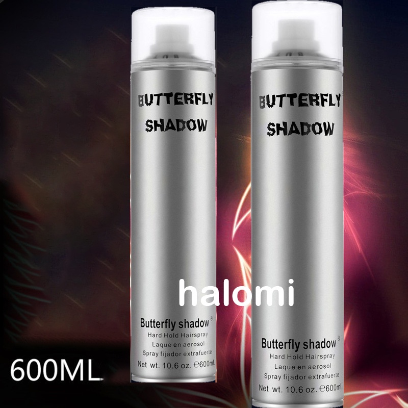 Keo xịt tóc Butterfly Shadow xịt giữ nếp tóc nam nữ cao cấp chính hãng HALOMI loại 1