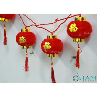 [LOẠI 1] Dây đèn lồng đỏ treo trang trí dài 5m số 16