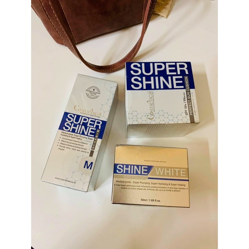 Mặt nạ ngủ trắng da Cosmeheal Shine White Overnight, mặt nạ ngủ ban đêm nâng tông, mờ thâm nám, tàn nhang 50ml | BigBuy360 - bigbuy360.vn
