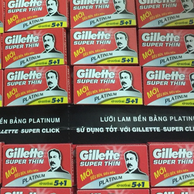 Combo 5 hộp lưỡi lam Gillette 47k