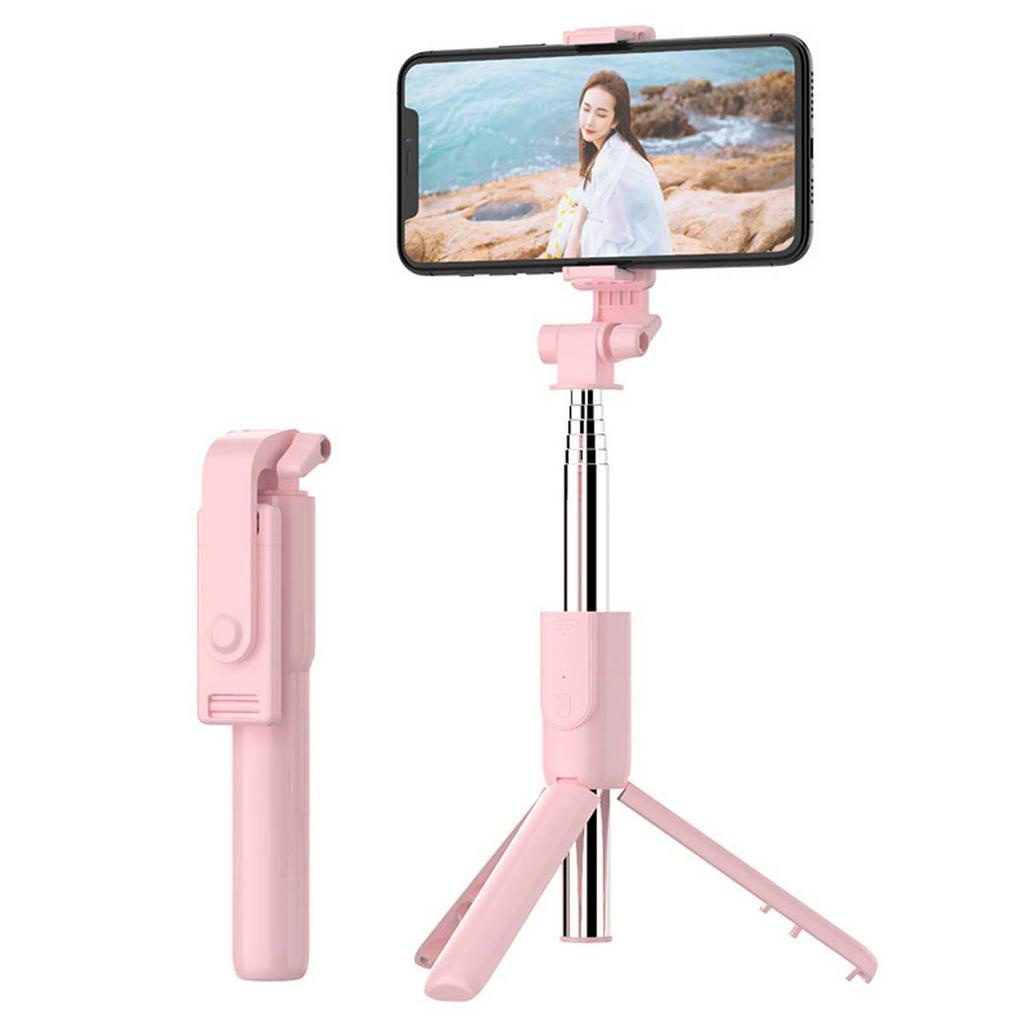 GẬY CHỤP ẢNH CÓ ĐÈN LED TRỢ SÁNG 3 CHÂN ĐỨNG DÀI 1 MÉT , Gậy selfie chụp hình, tự sướng,bluetooth điều khiển từ xa