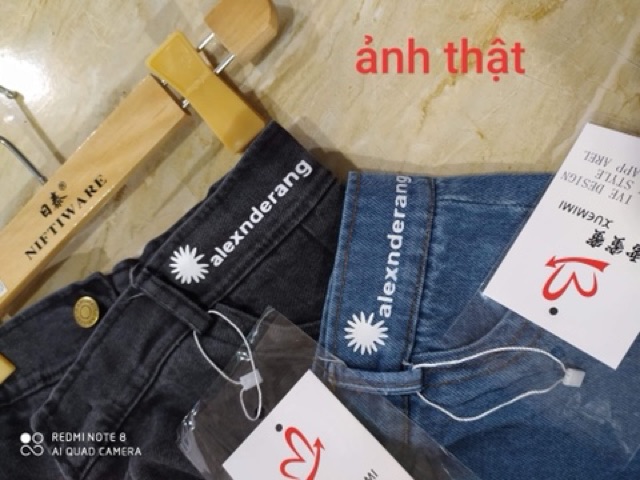 Quần bò baggy hoa cúc Alex thêu cạp TTN877 | BigBuy360 - bigbuy360.vn