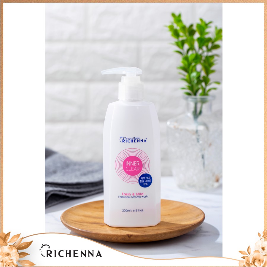 Dung dịch vệ sinh phụ nữ Richenna Inner Clear Feminine Wash 200ML