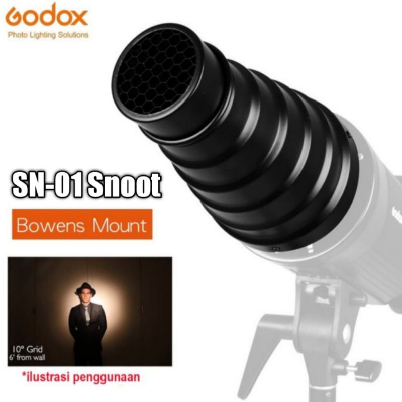 Ngàm Gắn Godox Sn-01 Snoot Cho Ad200 Ad300 Ad600 Sl60w