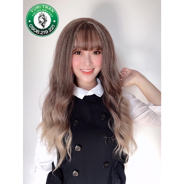 Tóc bộ siêu cấp (bộ ombre nâu khói)