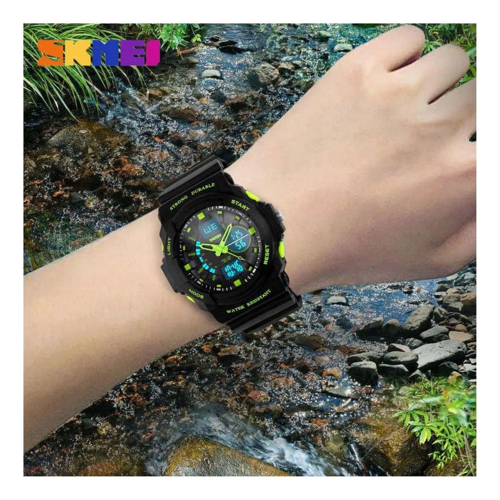Đồng Hồ Nam Điện Tử Thể Thao Pin Nhật, Kháng Nước SKMEI - 0955GN - Hàng Chính Hãng