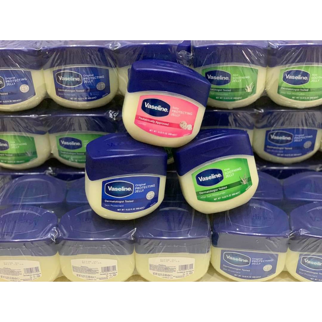 Sáp dưỡng ẩm Vaseline pure petroleum jelly 368gr