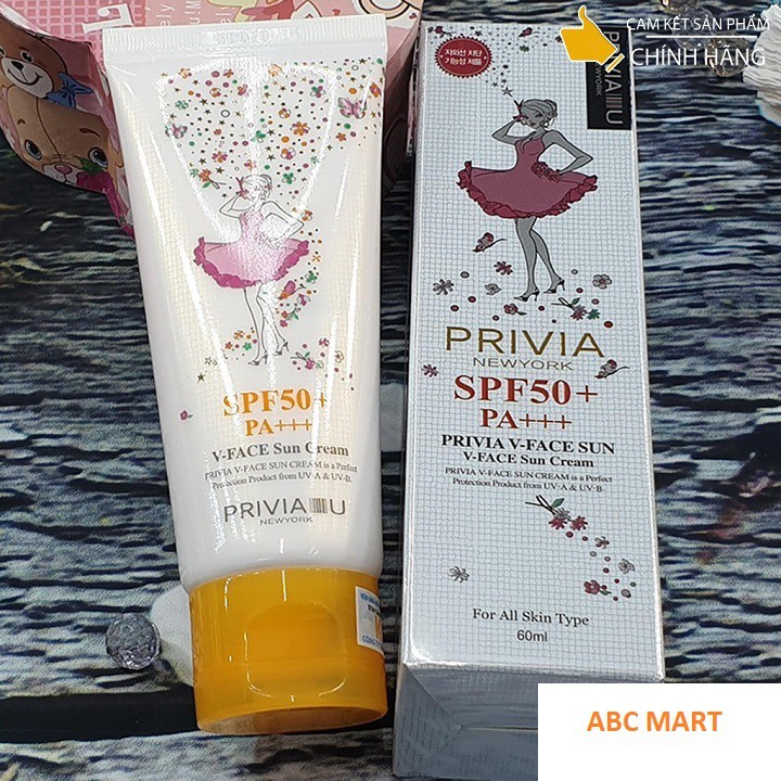 KEM CHỐNG NẮNG PRIVIA SPF 50 PA +++ ( chĩnh hãng )