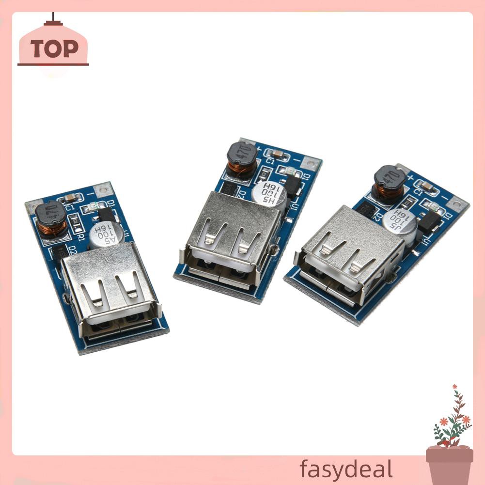 (Fas) Set 3 Bảng Mạch Tăng Áp Dc 0.9v 5v Sang 5v 60